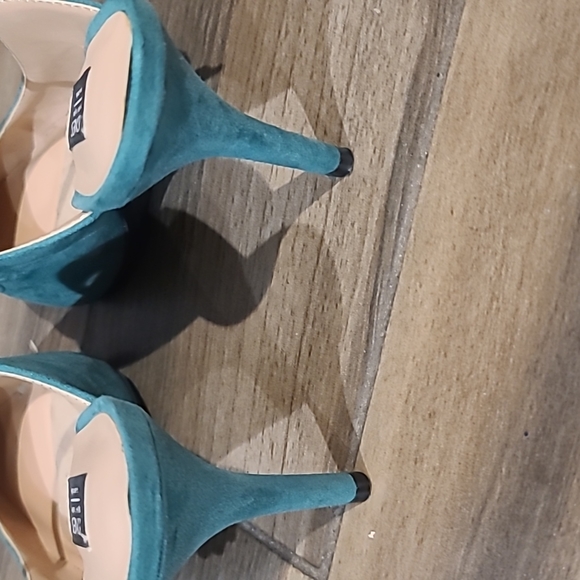 Jones New York green pearls pointed toe clogs slides sz.8 - Picture 6 of 8